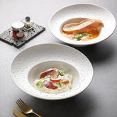 French Creative Salad Plate Straw Hat Plate | Yedwo Design